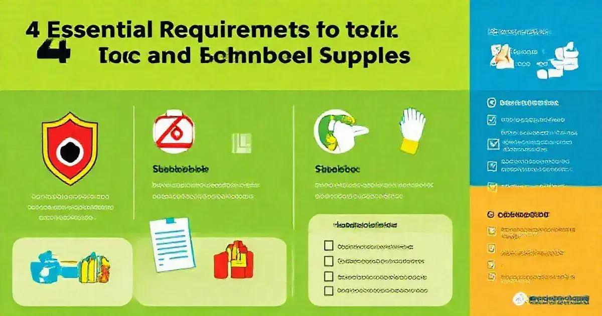 4 Exigências Essenciais para Artigos Escolares Tóxicos e Inflamáveis
