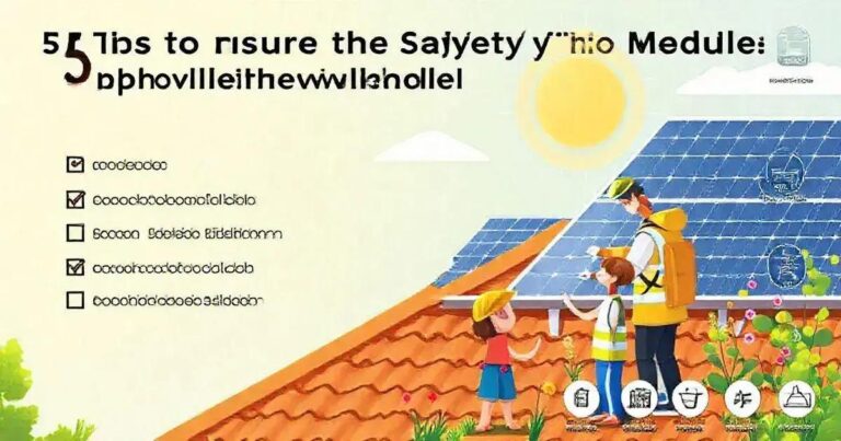 5 Dicas para Garantir a Segurança de Módulos Fotovoltaicos