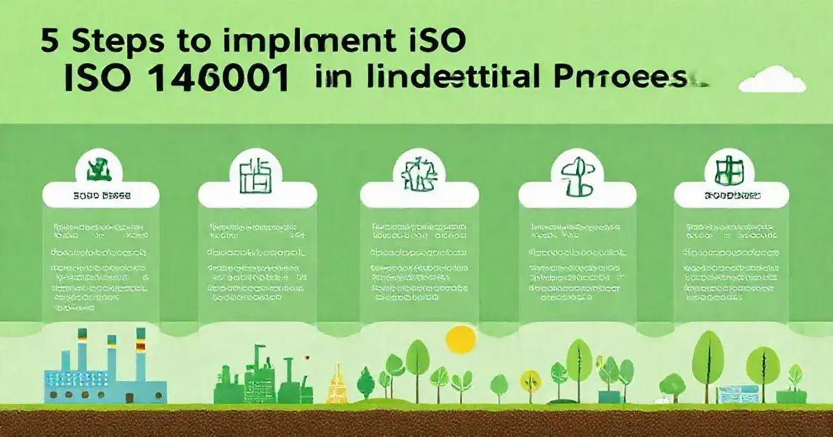 5 Passos para Implementação da ISO 14001 em Processos Industriais