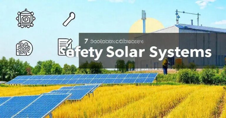 7 Critérios de Segurança para Sistemas Solares Rurais e Comerciais