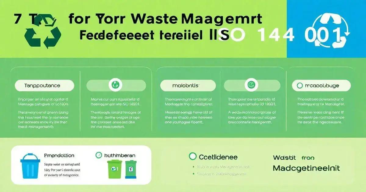 7 Dicas para Gestão de Resíduos com Foco na ISO 14001