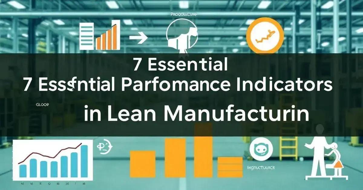 7 Indicadores de Desempenho no Lean Manufacturing Essenciais