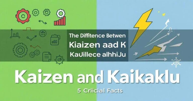 A Diferença Entre Kaizen e Kaikaku: 5 Fatos Cruciais
