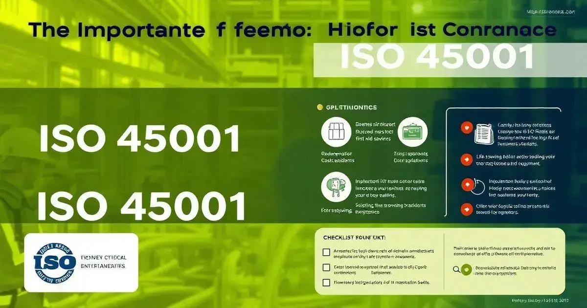 A importância da ISO 45001: 5 Razões para Empresas de Alto Risco