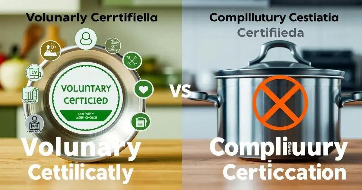 Certificação Voluntária vs. Compulsória: Qual a Melhor para Panelas?