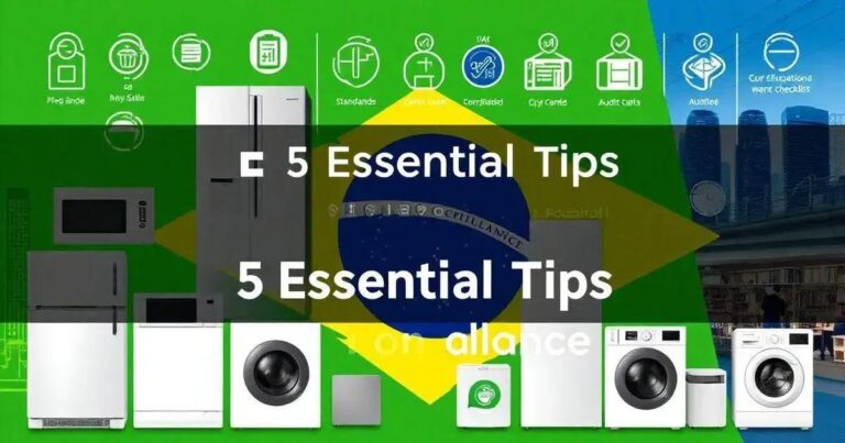 Como Manter a Conformidade de Eletrodomésticos no Brasil: 5 Dicas Essenciais