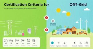 Critérios de Certificação para Inversores Solares: On-Grid e Off-Grid