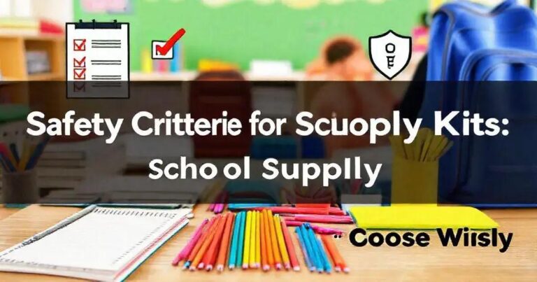 Critérios de Segurança para Kits de Artigos Escolares: O Que Você Precisa Saber