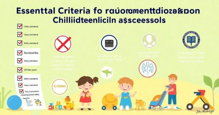 Critérios Essenciais para Certificação de Acessórios Infantis