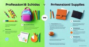 Diferença entre Artigos Escolares Profissionais e Infantis: 5 Fatos Esclarecedores