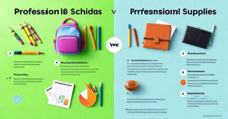 Diferença entre Artigos Escolares Profissionais e Infantis: 5 Fatos Esclarecedores