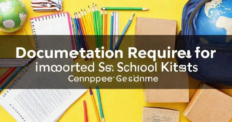 Documentação Exigida para Kits Escolares Importados: Guia Completo