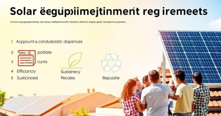 Exigências para Equipamentos Solares em Microgeração: 5 Pontos-Chave