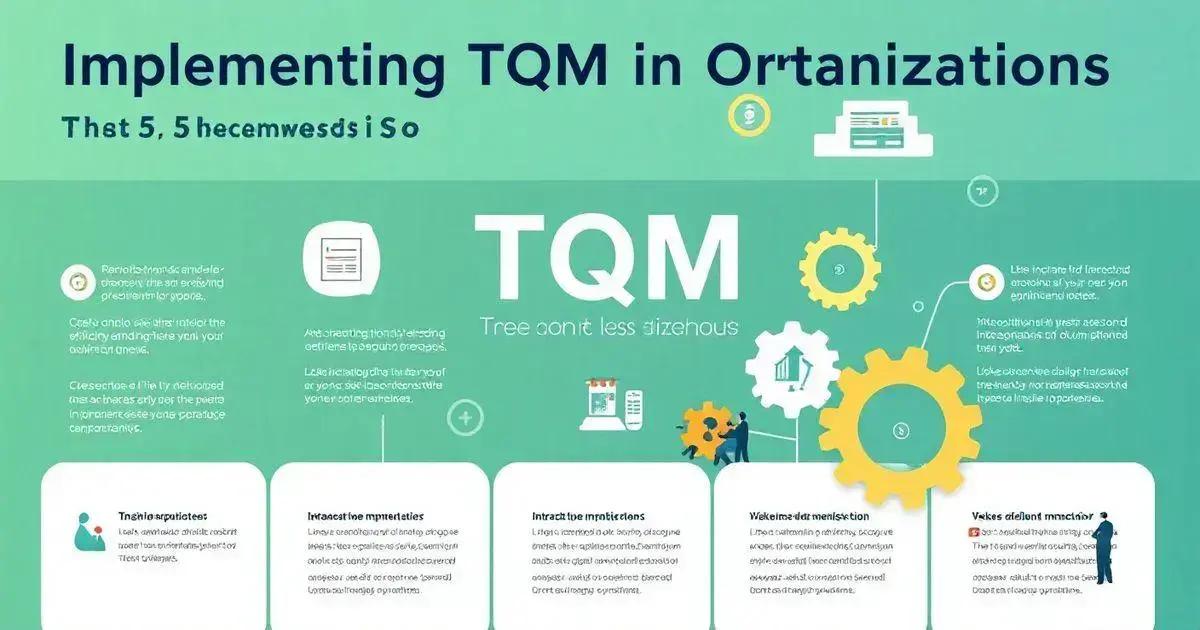 Implementação da Gestão de Qualidade Total nas Organizações: 5 Passos Essenciais
