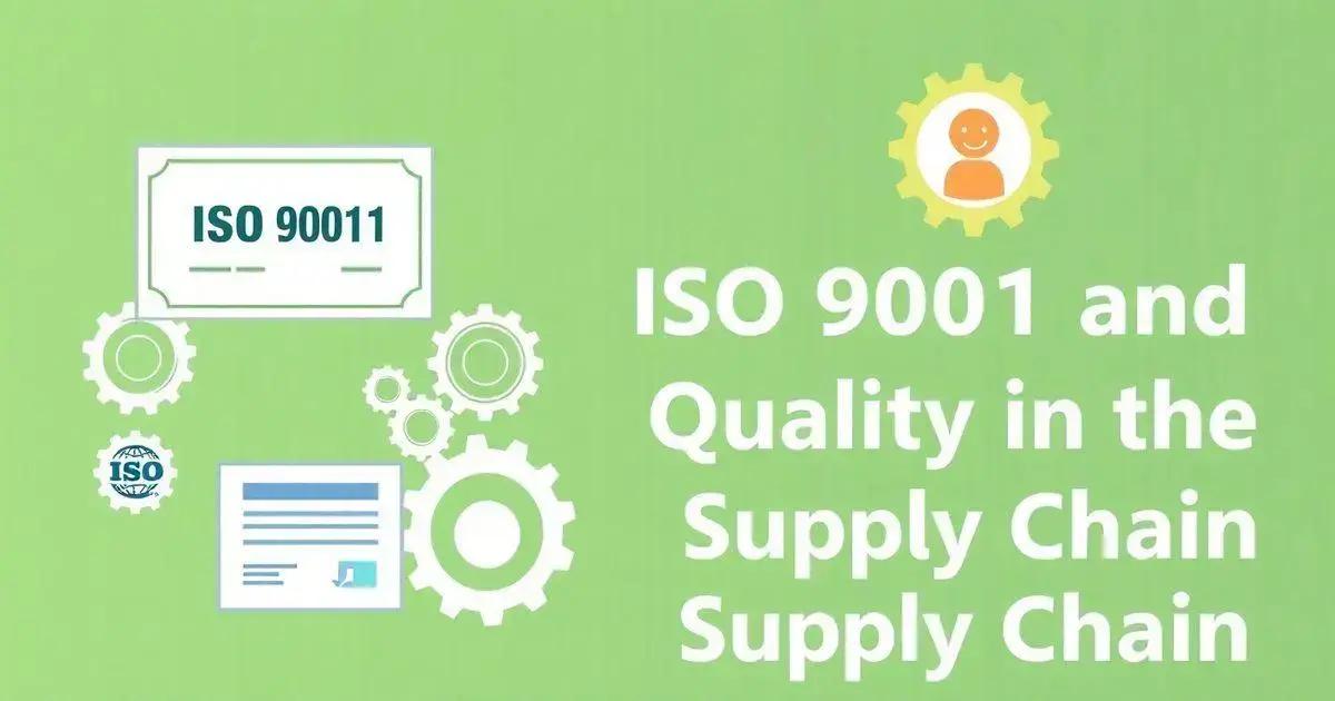 ISO 9001: 7 Impactos na Qualidade da Cadeia de Suprimentos