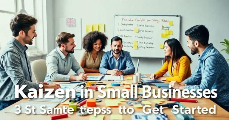Kaizen em Pequenas Empresas: 5 Passos Simples para Começar