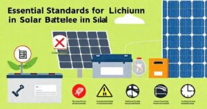 Normas Essenciais para Baterias de Lítio em Geração Solar