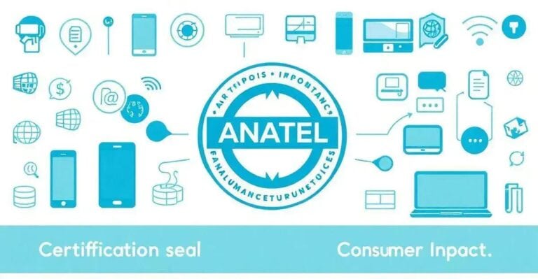 O que significa o selo ANATEL em produtos de telecomunicação?