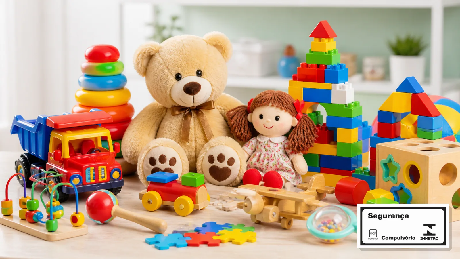Brinquedos para certificação INMETRO pela Yes Certificações