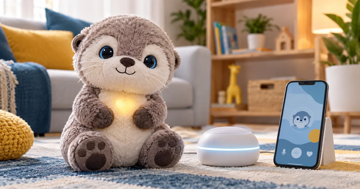 Pelúcia interativa com inteligência artificial conectada a smartphone